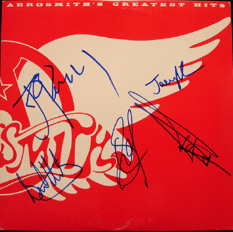 Aerosmith Signed Album