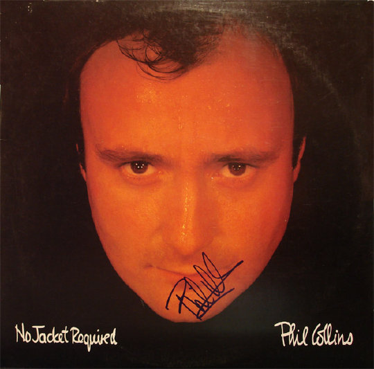Phil Collins Autographed Album