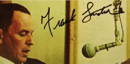 Frank Sinatra Autographed Strangers In The Night