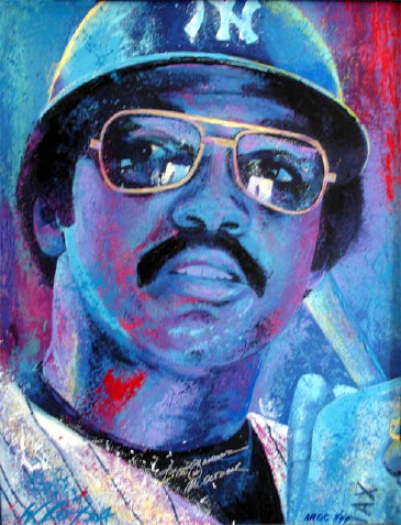 Reggie Jackson by Bill Lopa