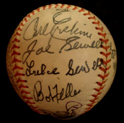 Baseball Greats Multi Signed Baseball
