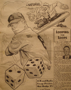 1951 Mickey Mantle Sporting News