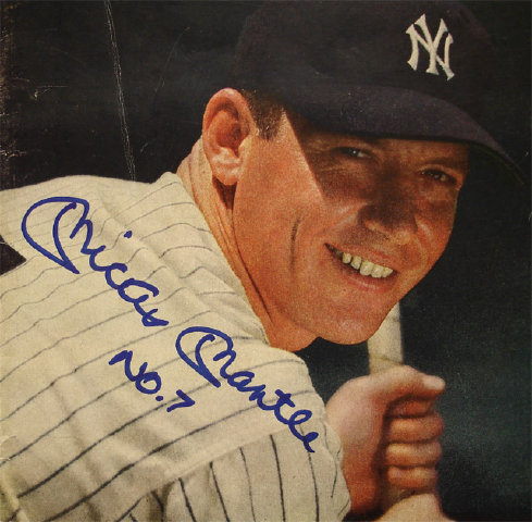 Mickey Mantle Signed 1956 Life Magazine
